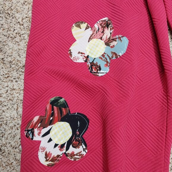 3692 Size XL Double Take Upcycled NWT 2 Piece Thick Quilt Look Lounge Set. - Picture 2 of 11